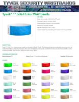 Tyvek Security Wristbands Auckland image 2